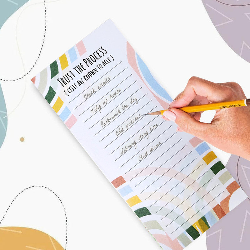 NUOVI Trust The Process Magnetic Memo Pad (60 Tear-Off Sheets)