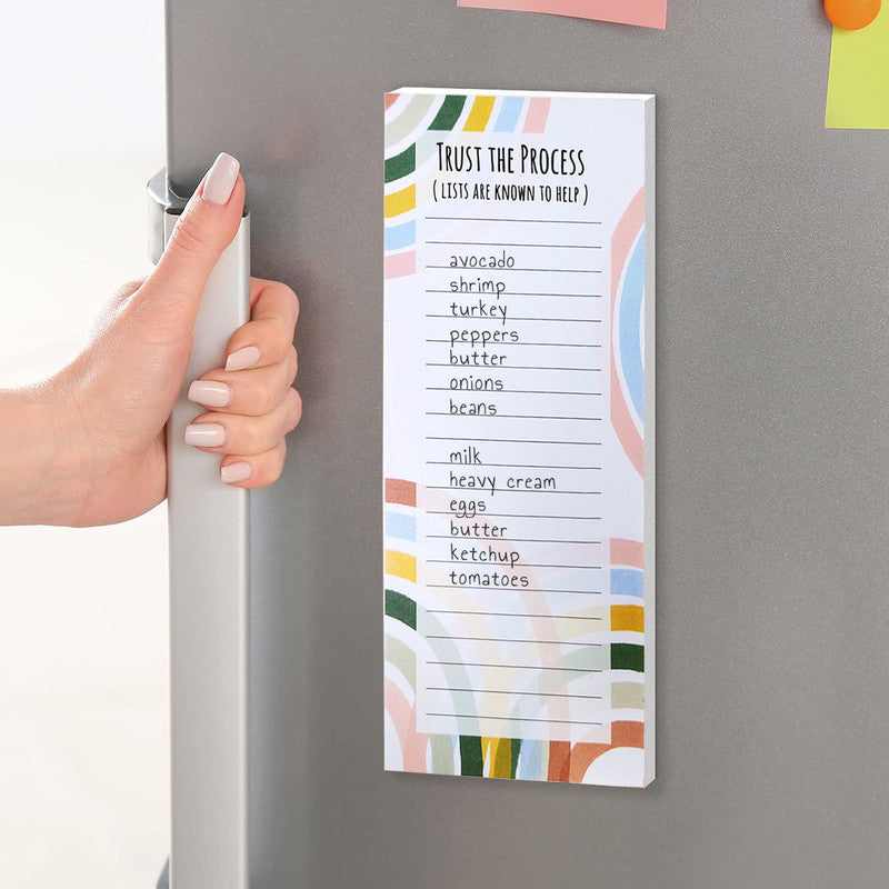 NUOVI Trust The Process Magnetic Memo Pad (60 Tear-Off Sheets)