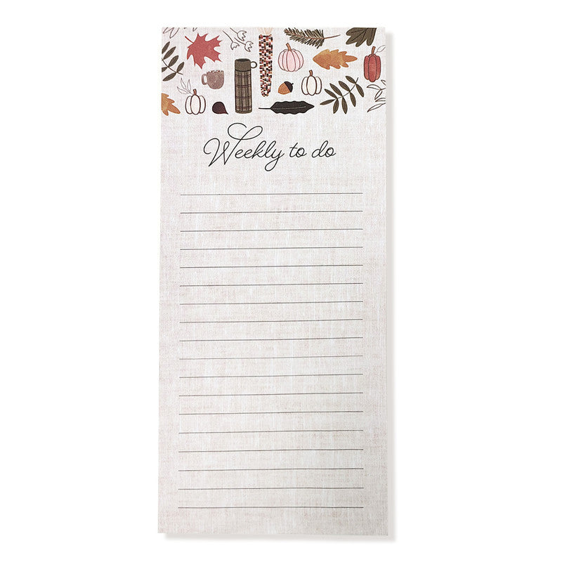 NUOVI Weekly To Do Magnetic Memo Pad (60 Tear-Off Sheets)