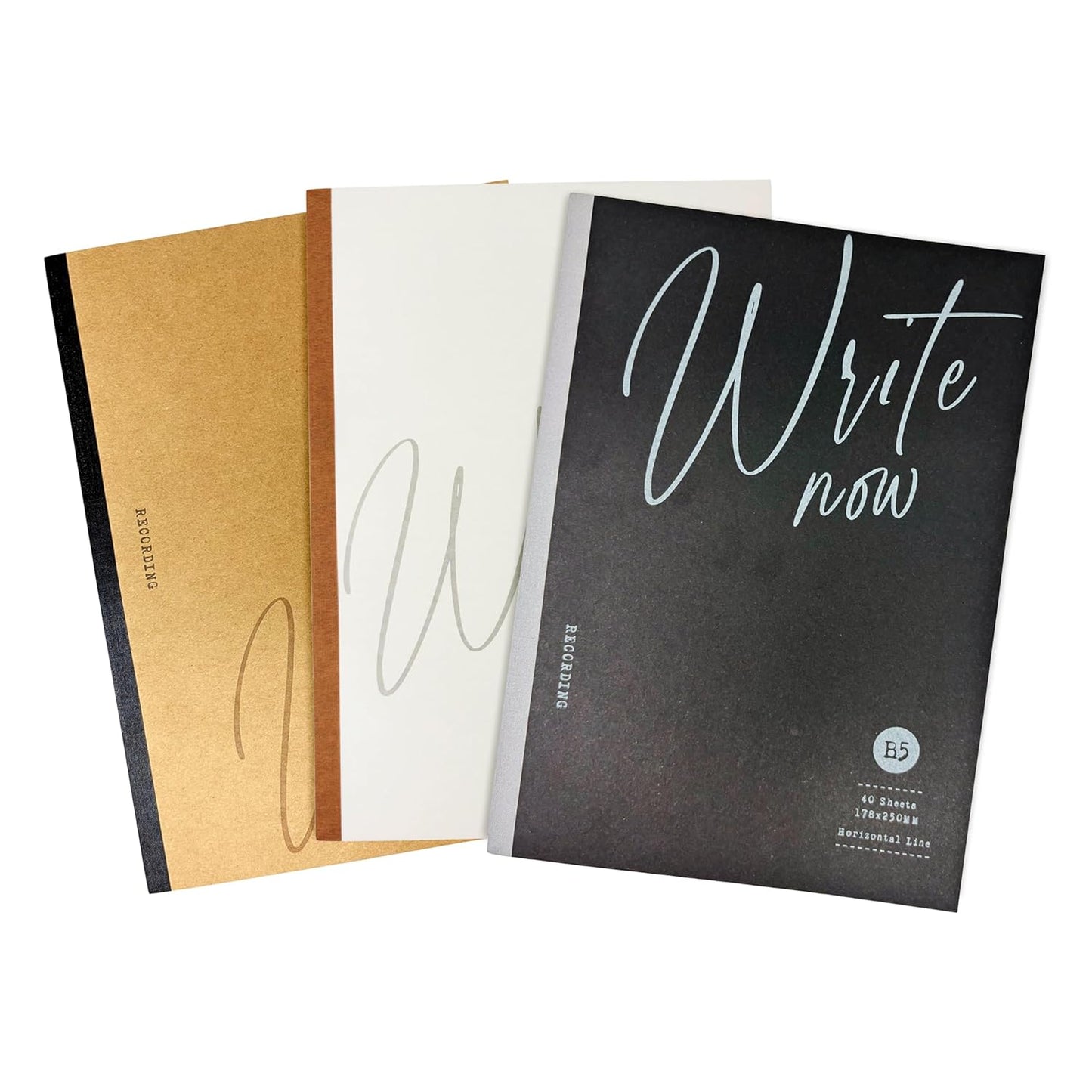 NUOVI B5 Notebook (Set of 3, 40 Pages)