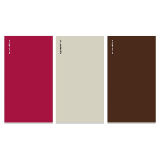 NUOVI Logz Notebook (Set of 3, 72 Pages)