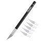 NUOVI Precision Knife (Incl. 5 Blades, Black)