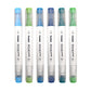 NUOVI Dual-Tip Alcohol Based Sketch Art Markers (Serene Hue, 6 Shades)