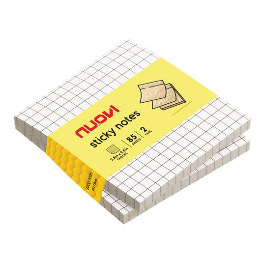 NUOVI Sticky Note (Set of 2, Checkered White)