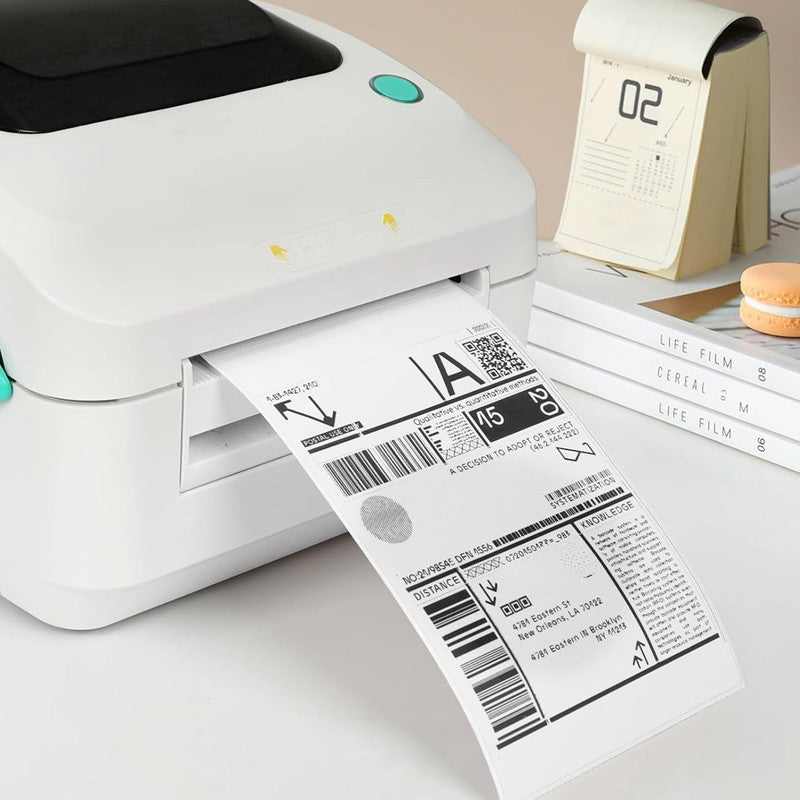 NUOVI 6"X4" Direct Thermal Barcode Label (400 Stickers)