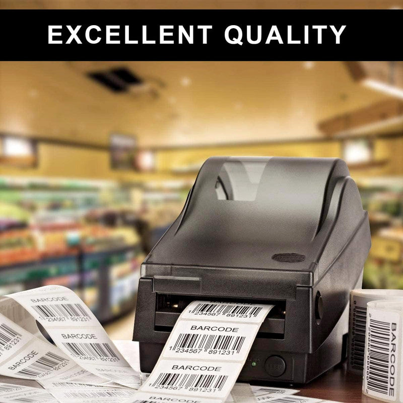 NUOVI 2"X1" Direct Thermal Barcode Label (1000 Stickers)