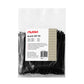 NUOVI Black Zip Ties Assorted (Set of 100)