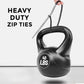 NUOVI Black Zip Ties 100mm (Set of 100)