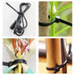 NUOVI Black Zip Ties Assorted (Set of 100)