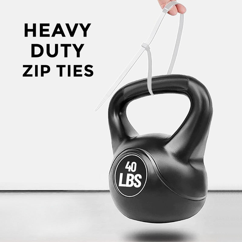 NUOVI White Zip Ties 100mm (Set of 100)