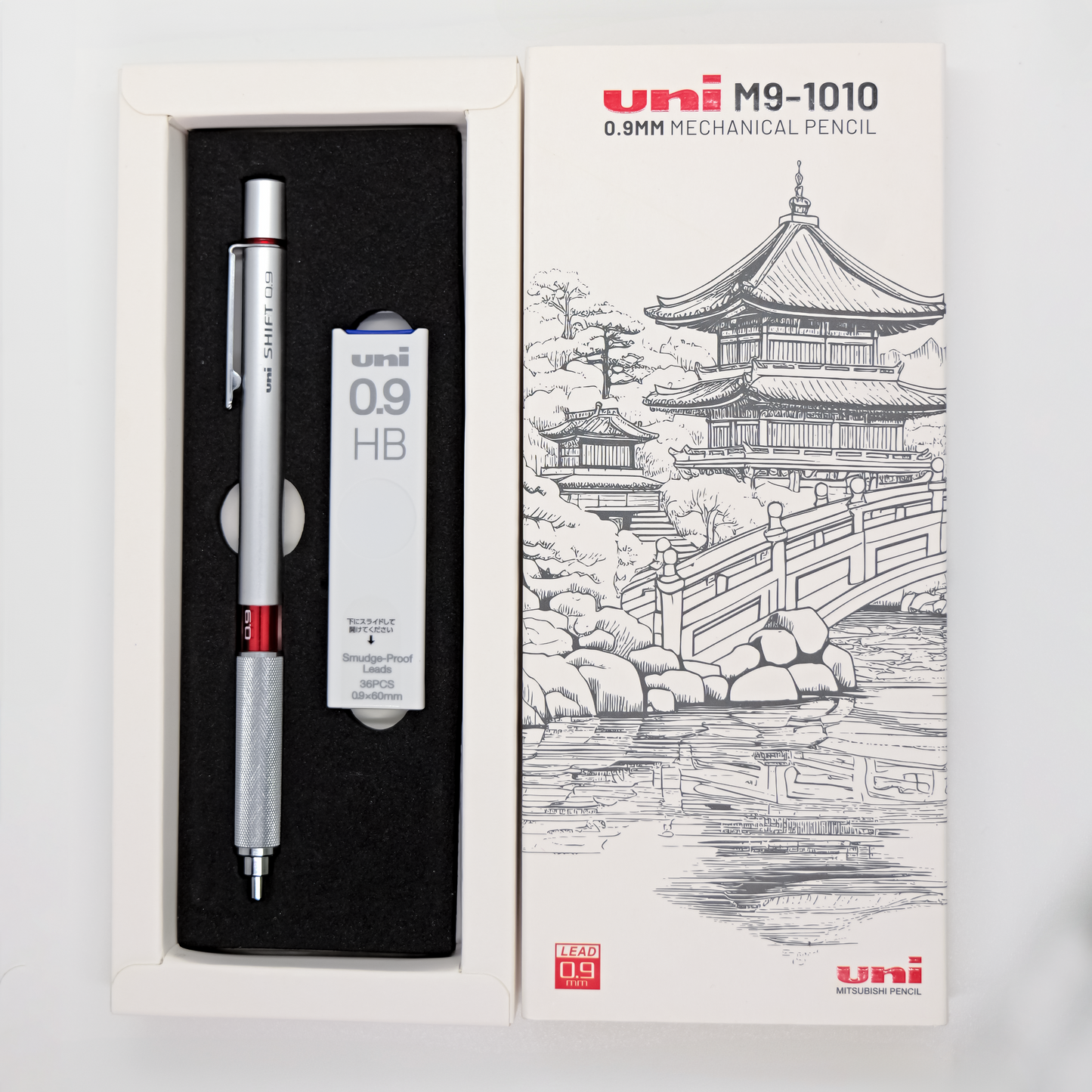 uni-ball M9-1010 Mechanical Pencil with 0.9 mm HB Lead