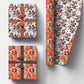 PaperPep Red & Light Grey Flowers Double Sides Print Gift Wrapping Paper 19"X29" Pack of 10 Sheets