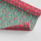 PaperPep Red & Green Feathers Double Sides Print Gift Wrapping Paper 19"X29" Pack of 10 Sheets