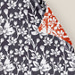 PaperPep Red & Dark Grey White Flowers Double Sides Print Gift Wrapping Paper 19"X29" Pack of 10 Sheets