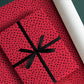 PaperPep Red Black Cross Spots Print Gift Wrapping Paper 19"X29" Pack of 10 Sheets