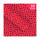 PaperPep Red Black Cross Spots Print Gift Wrapping Paper 19"X29" Pack of 10 Sheets