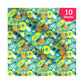 PaperPep Green Geometric Brush Strokes Print Gift Wrapping Paper 19"X29" Pack of 10 Sheets