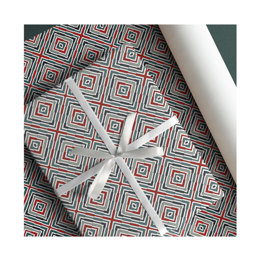 PaperPep Multicolor Abstract Print Gift Wrapping Paper 19"X29" Pack of 10 Sheets