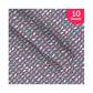PaperPep Grey Multiple Feather Print Gift Wrapping Paper 19"X29" Pack of 10 Sheets