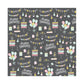 PaperPep Black Birthday Print Gift Wrapping Paper 19"X29" Pack of 10 Sheets