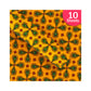 PaperPep Yellow Traditional Festive Mandala Print Gift Wrapping Paper 19"X29" Pack of 10 Sheet