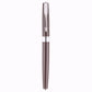 Parker Premium Aster Matte Brown Chrome Trim Roller Ball Pen, Blue Ink, Pack Of 1