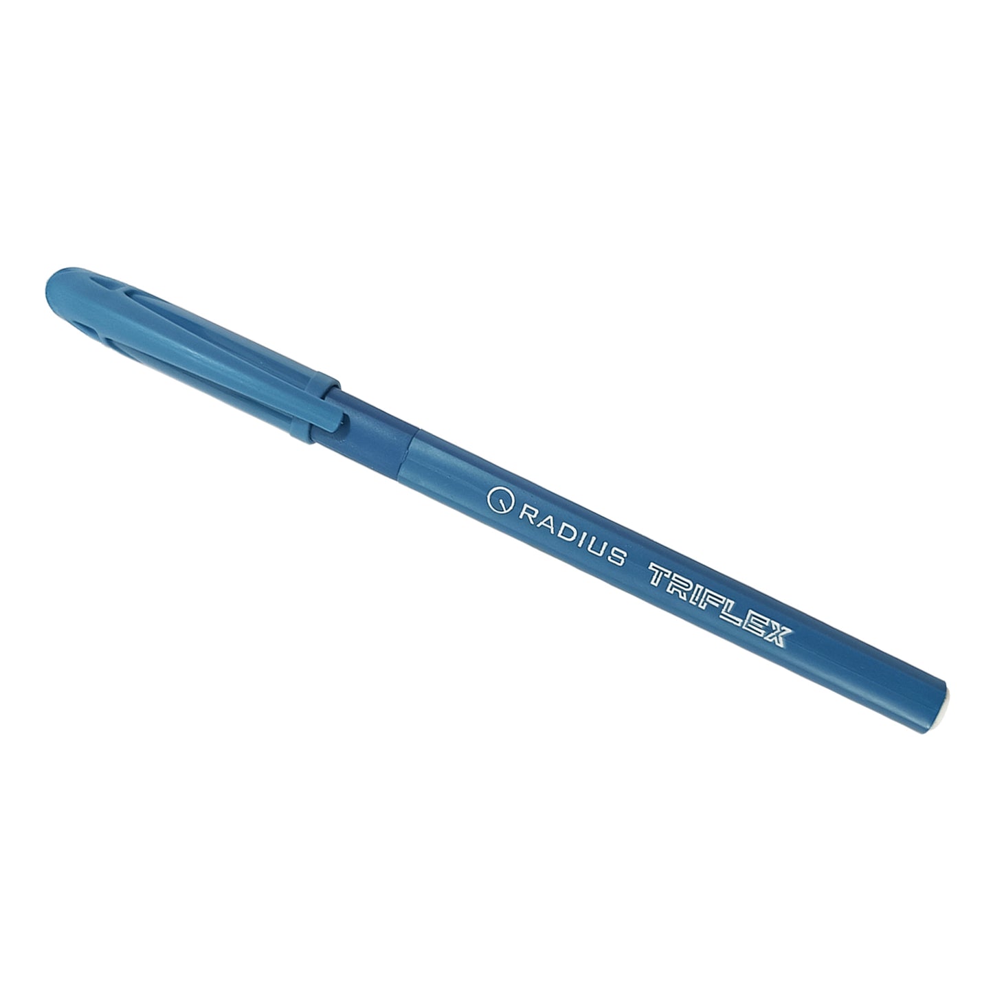 Radius Triflex, 0.7mm Refillable Ball Pen -  Blue Ink, Pack of 2