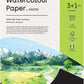PaperPep Artists' Watercolour Paper 300GSM Cold Pressed A2 Pack of 3