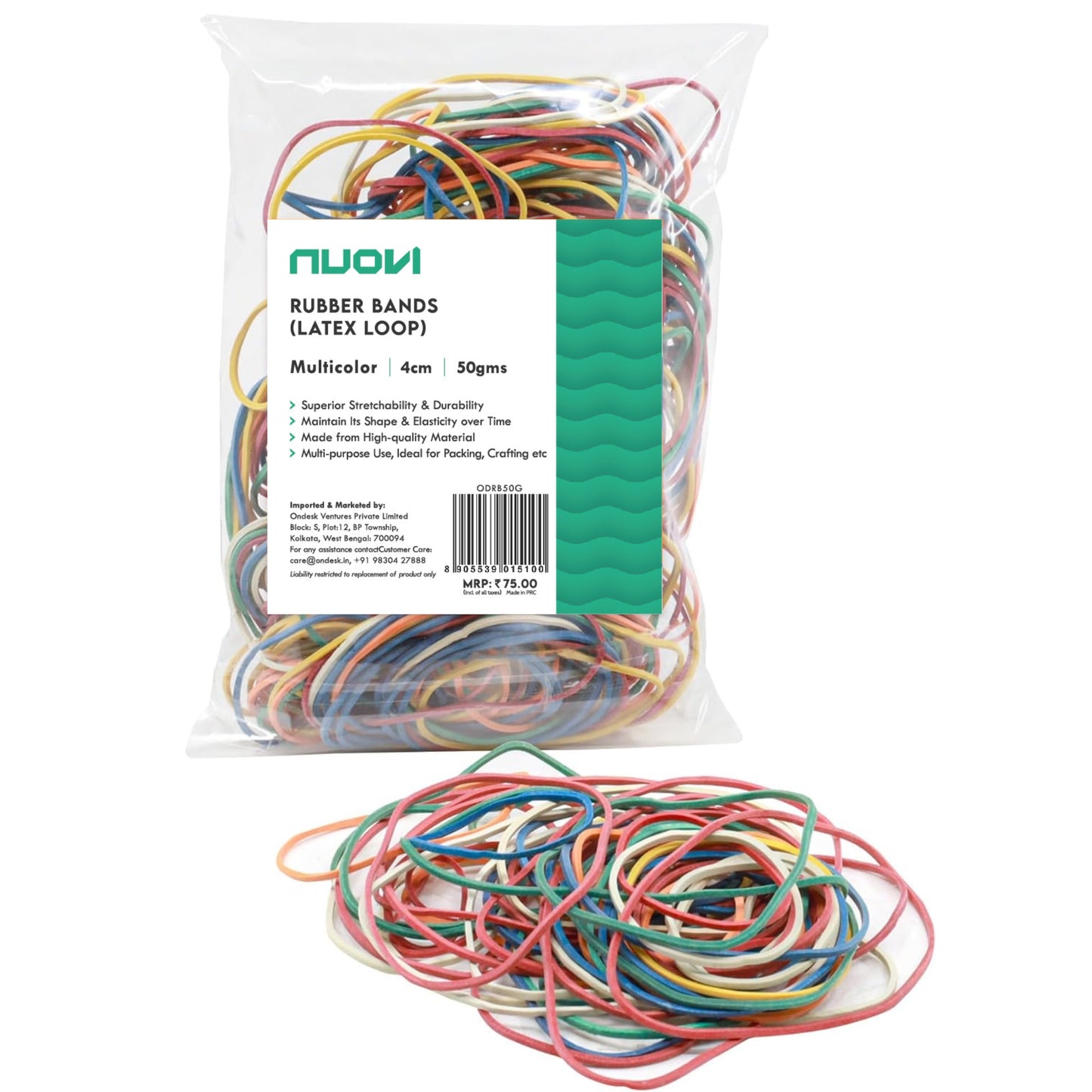 NUOVI Rubber Band (50g, Multicolor)