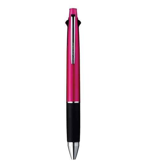uni-ball Jetstream MSXES-1000 0.7mm Ball Pen & 0.5mm Mechanical Pencil, Multicolor Ink, Pink Body, Pack of 1