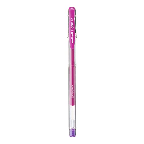 uni-ball SIGNO UM-100 Gel Pen (Yellow Ink, Pack of 12)