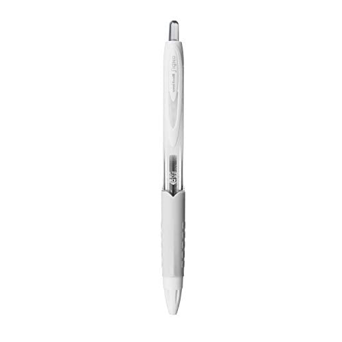 Uniball Signo UMN307 0.7mm Gel Pen - Black Ink - White Body