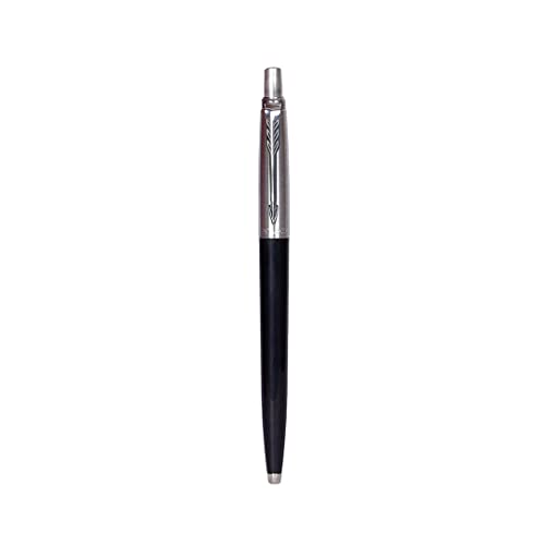 Parker Jotter Standard Chrome Trim Ball Pen With Blue Notebook Gift Set - Blue Ink, Pack Of 1