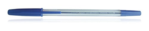 uni-ball SAR 0.7mm Ball Pen | Transparent Sleek Body | Smooth and Simple Ball Pen | Smooth Long Lasting Smudge Free Ink | School and Office stationery | Blue Ink, Pack of 5
