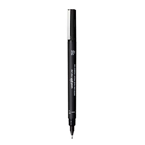 Uniball Pin - 200 - 0.7mm Fine Line Markers - Black