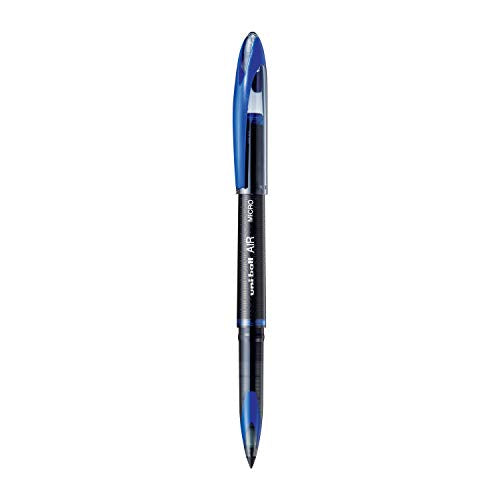 uni-ball UBA 188 M Air Micro Roller ball Pen (0.5mm, Blue Body, Blue Ink, Pack of 1)