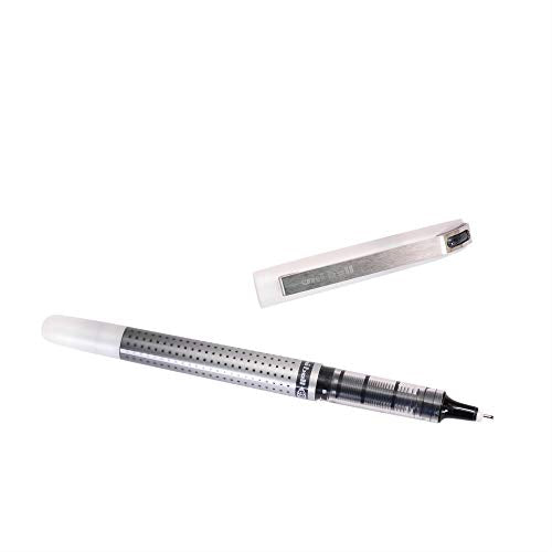 uni-ball Eye UB187S Roller Pen (Black Ink, Pack of 3)