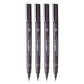 Uniball Pin - 200 - Fine Line Brush - Dark Grey