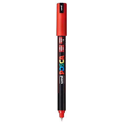 Uni-ball Posca 1MR Markers (Red Ink, Pack of 1)