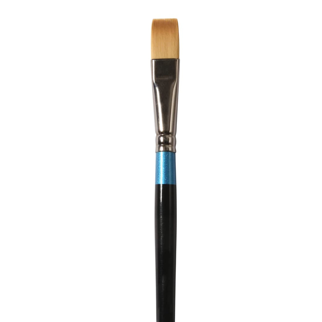 Daler-Rowney Aquafine Short Handle Short Flat Watercolour Brush (1/2In- Af55)