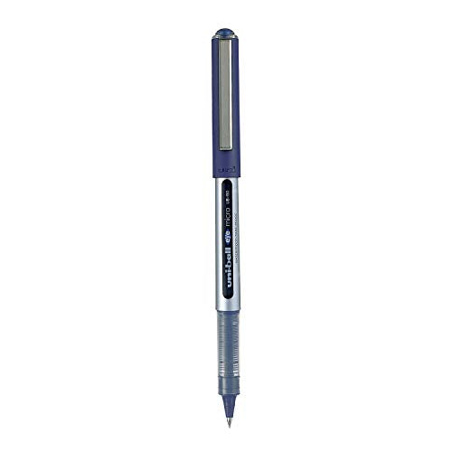 uni-Ball UB 150 Eye Roller Pen (0.5mm, Blue Body, Blue Ink, Pack of 10)