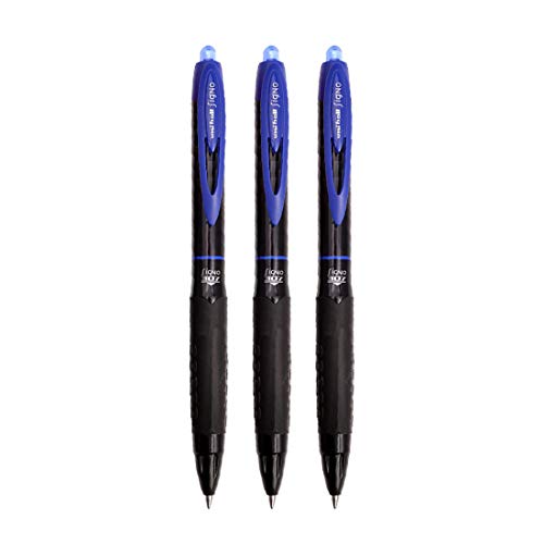 Uniball Signo UMN307 Gel Pen - Blue Ink - Black Body