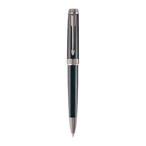 Parker Ambient Matte Black Ball Pen with Credit Card Holder - Black Ink, Pack Of 1