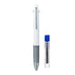 UniBall Jetstream Msxes100007 4 Color Ball Point Pen & Mechanical Pencil White Body