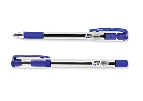 Win Mystic Ball Pen | Blue Ink, Pack Of 20 Pens