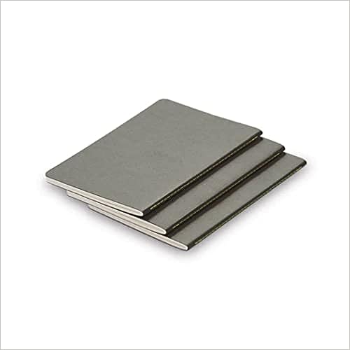 Lamy B5 Softcover Notebook Booklets - Grey, Pack Of 3