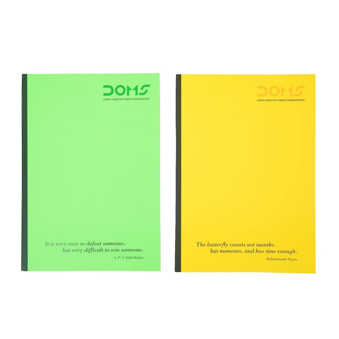 Doms Neon Series Soft Bound Notebook | Unruled, 100 Pages | 29.7 x 21 CM | Ideal for School, Home & Office | Pack Of 3 | Color & Design May Vary