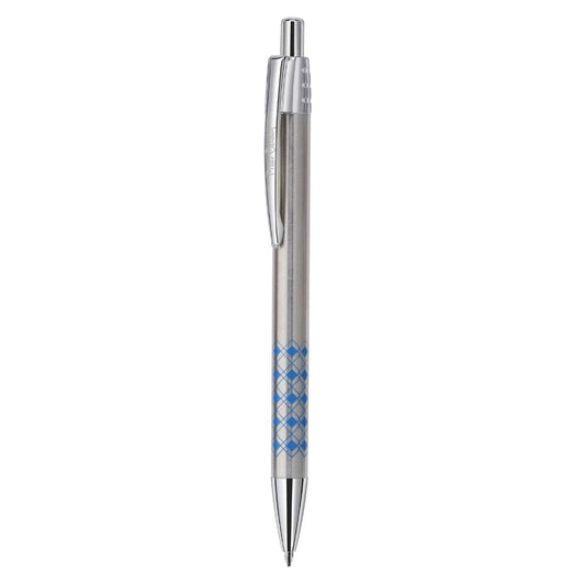 Pierre Cradin Inox Stainless Steel Finish Ball Pen -  Blue, Pack Of 2