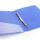 Ondesk Essentials Spring Cobra Punchless Clip File | Durable Plastic Document File Folder | File For Fc Size Documents | Blue, Pack Of 1