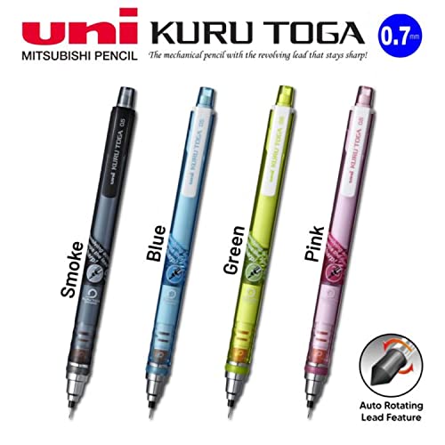 Uni-ball Kuru Toga M7-450T Mechanical Pencil 0.7 mm 4 Body Shades